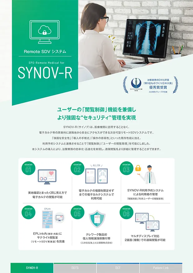 SYNOV-R パンフレット画像